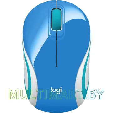 Мышь Logitech M187 (голубой)